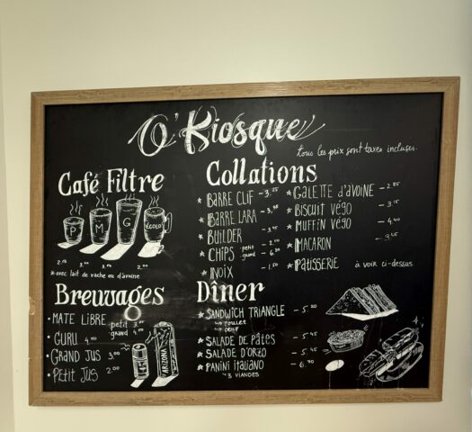 Okafhé tableau menu