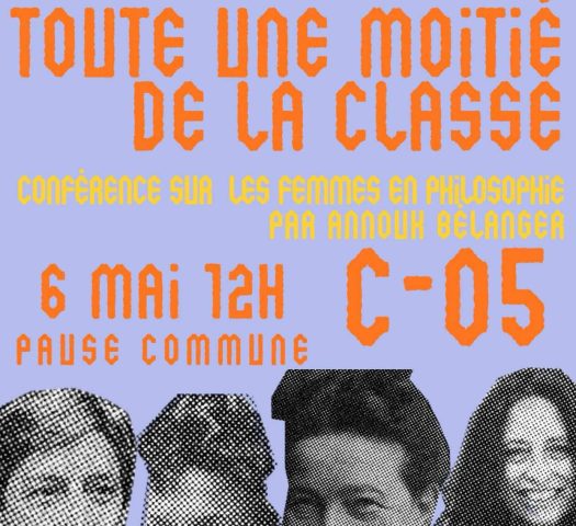 Affiche conference Annouk Belanger
